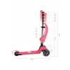 Bloomie Jelly 2in1 3tekerlekli Işıklı Katlanabilir Oturaklı Çocuk Scooter