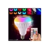 Bluetooth Hoparlörlü Renkli LED Ampul, MP3 Çalar Özelliği