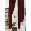 Bordo Kalın Blackout Perde, 190 x 200 cm, Karartma Fon Perde