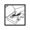 Bosch 1/4 Hex To 1/4 Socket Adapter 50MM