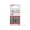 Bosch - 3Lü Paket - Ekstra Sert Seri Vidalama Ucu - Pz 2, 25 Mm