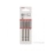 Bosch - 3Lü Paket - Ekstra Sert Seri Vidalama Ucu - Pz 2, 89 Mm