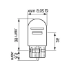 BOSCH Bulb 1pcs 12V 21/5W W21/5W PURE LIGHT 1987302252