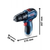 Bosch Gsb 12V-30 Akülü Darbeli Vidalama + 39 Parça Seti