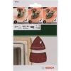 Bosch Multi Zımpara Kağıdı 10lu Set, 102 X 62/93 Mm40/120/180 Ku