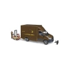 BR02678 Mercedes Benz Sprinter Ups Kargo Aracı Transpalet Ve Figür