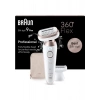 Braun Silk-Épil 9 Flex 9-030 3D Epilatör - Islak ve Kuru Kullanım, 40 Cımbız, Kablosuz, Aydınlatmalı, Şarj Edilebilir