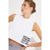 Brav BRV-008 Beyaz Kadın Tshirt