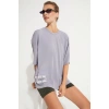 Brav BRV-024 Antrasit Kadın Tshirt