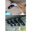 Buffer Araç İçi Güneşliğe Takılan 2li Gözlük,Kart,Para Takmalık Aparat