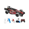 Buhar atan 360° dönebilir formula 1 yarış arabası, kırmızı