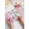 Bütçe Planlayıcı Cüzdan, Pembe Renk ve Gümüş Mekanizma ile Şık