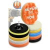 Büyük Boy 150mm Pasta Cila Süngeri Seti - 11 Parça Matkap Uyumlu
