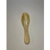 Büyük Boy Ahşap Bambu Saç Tarağı