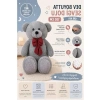 Büyük Boy Gri Peluş Ayıcık, Sevimli ve Sarılmalık Hediye Seçeneği