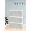 Büyük Boy Kumaş Organizer, 3 Adet, 65x45x22 cm Gri Hurç
