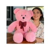 Büyük Boy Peluş Ayıcık, Yumuşak ve Sevimli, Pembe Renk