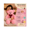 Büyük Boy Peluş Ayıcık, Yumuşak ve Sevimli, Pembe Renk