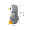 Büyük Gri Peluş Penguen, Yumuşak ve Sevimli Tasarım