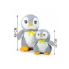 Büyük Gri Peluş Penguen, Yumuşak ve Sevimli Tasarım