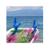 Büyük Mandal Plaj Havlusu Klipsi, 4lü Set ve Kırmızı Renk
