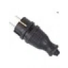 Bylion 1X16A Kauçuk Düz Fiş