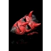 Cadılar Bayramı için Kırmızı Hellboy Temalı Maske