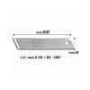 Cam Kazıma Bıçağı, SK5 Çelik Keskin Uç, 100x18 mm
