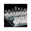 Cam Satranç Takımı - Dekoratif ve Şık Hediyelik (30x30 cm)
