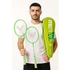 Çantalı Badminton Raket Seti, 2 Raket, Profesyonel Kullanım