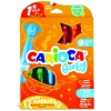 Carioca Keçeli Boya Kalemi Teddy Jumbo Bebek Süper Yıkanabilir 12Renk