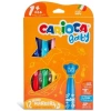 Carioca Keçeli Boya Kalemi Teddy Jumbo Bebek Süper Yıkanabilir 12Renk