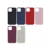 Case 4U Apple Apple iPhone 13 Pro Kılıf Klasik Mat Renkli Yumuşak Premier Silikon Mürdüm