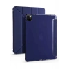 Case 4U Apple iPad Pro 2020 (2.Nesil) Kılıf Tri Folding Smart With Pen Standlı Kapak - 11 inç uyumlu Lacivert