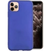 Case 4U Apple iPhone 11 Pro Max Kılıf Klasik Mat Renkli Yumuşak Premier Silikon Saks Mavi