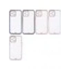 Case 4U Apple iPhone 12 Kılıf Kamera Korumalı Pastel Renk Voit Clear Kapak Lila