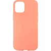 Case 4U Apple iPhone 12 Pro Kılıf Içi Kadife Logosuz LSR Lansman Silinebilir Arka Kapak Açık Turuncu