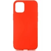 Case 4U Apple iPhone 12 Pro Kılıf Içi Kadife Logosuz LSR Lansman Silinebilir Arka Kapak Turuncu