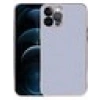 Case 4U Apple iPhone 12 Pro Max Kılıf Kamera Korumalı Altın Renkli Kenar Viyana Arka Kapak Açık Mavi