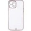 Case 4U Apple iPhone 13 Pro Kılıf Kamera Korumalı Pastel Renk Voit Clear Kapak Beyaz