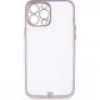 Case 4U Apple iPhone 13 Pro Kılıf Kamera Korumalı Pastel Renk Voit Clear Kapak Beyaz