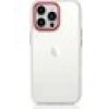 Case 4U Apple iPhone 13 Pro Kılıf Renkli Kenar Metal Kamera Çerçeveli Krom Arka Kapak Kırmızı