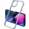 Case 4U Apple iPhone 13 Pro Kılıf Renkli Kenar Metal Kamera Çerçeveli Krom Arka Kapak Lila