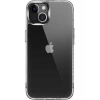 Case 4U Apple iPhone 14 Kılıf Çift Katmanlı Şeffaf Pürüzsüz Sert Yüzey Silikon Forst SGS Sertifikalı Kapak Şeffaf
