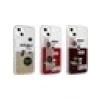 Case 4U Apple iPhone 14 Kılıf Desenli Sıvılı Coffee Drink Tasarımlı Silikon Kapak NO3 Krem