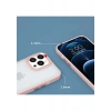 Case 4U Apple iPhone 14 Plus Kılıf Renkli Kenar Metal Kamera Çerçeveli Krom Arka Kapak Lacivert