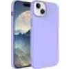 Case 4U Apple iPhone 15 Kılıf Içi Kadife Logosuz Lsr Lansman Silinebilir Arka Kapak Lila