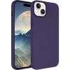 Case 4U Apple iPhone 15 Plus Kılıf Içi Kadife Logosuz Lsr Lansman Silinebilir Arka Kapak Derin Mor