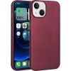 Case 4U Apple iPhone 15 Plus Kılıf Klasik Mat Renkli Yumuşak Premier Silikon Mürdüm