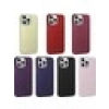 Case 4U Apple iPhone 15 Pro Kılıf Klasik Mat Renkli Yumuşak Premier Silikon Derin Mor